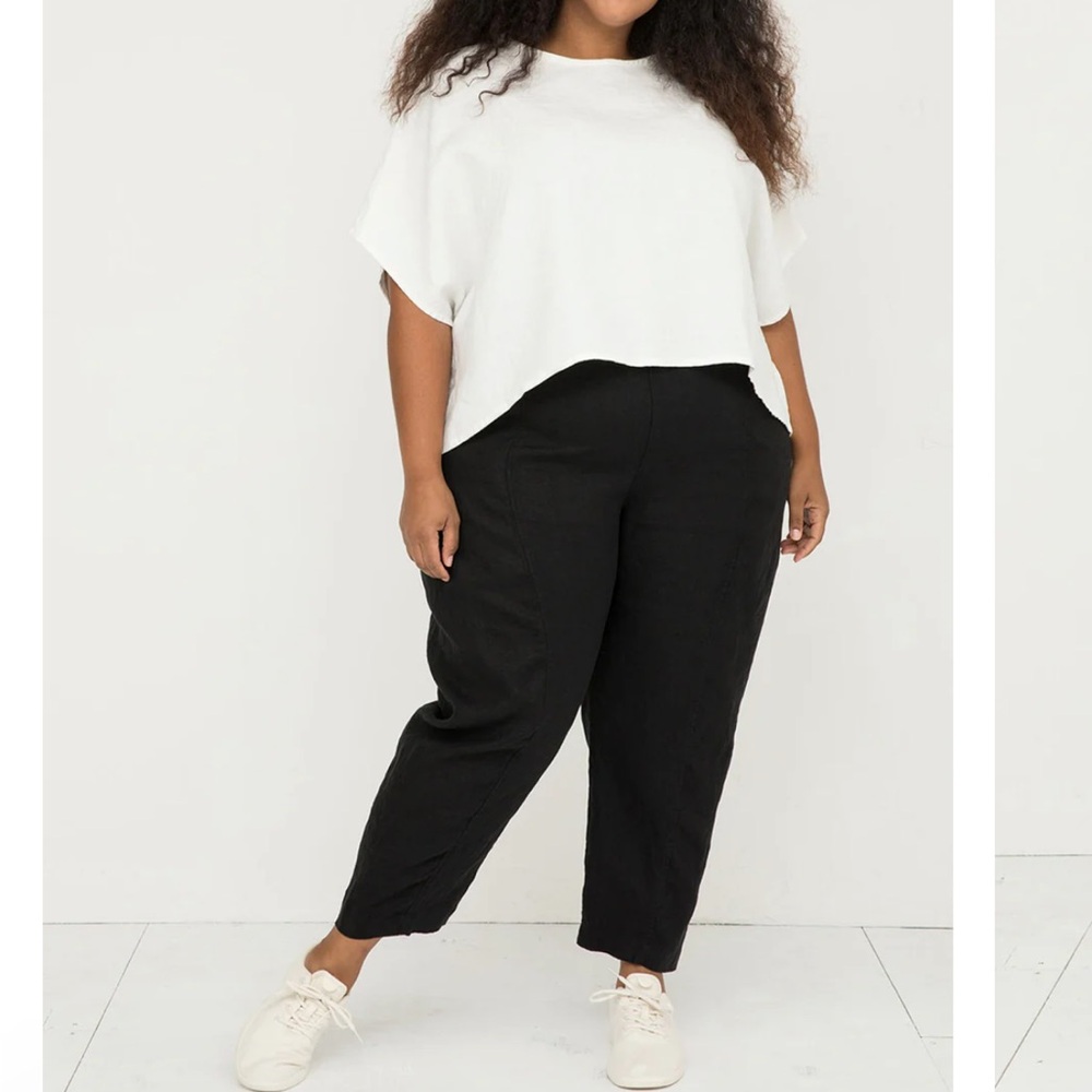 Elizabeth Suzann Black Clyde Work Pants - Picture 2 of 3